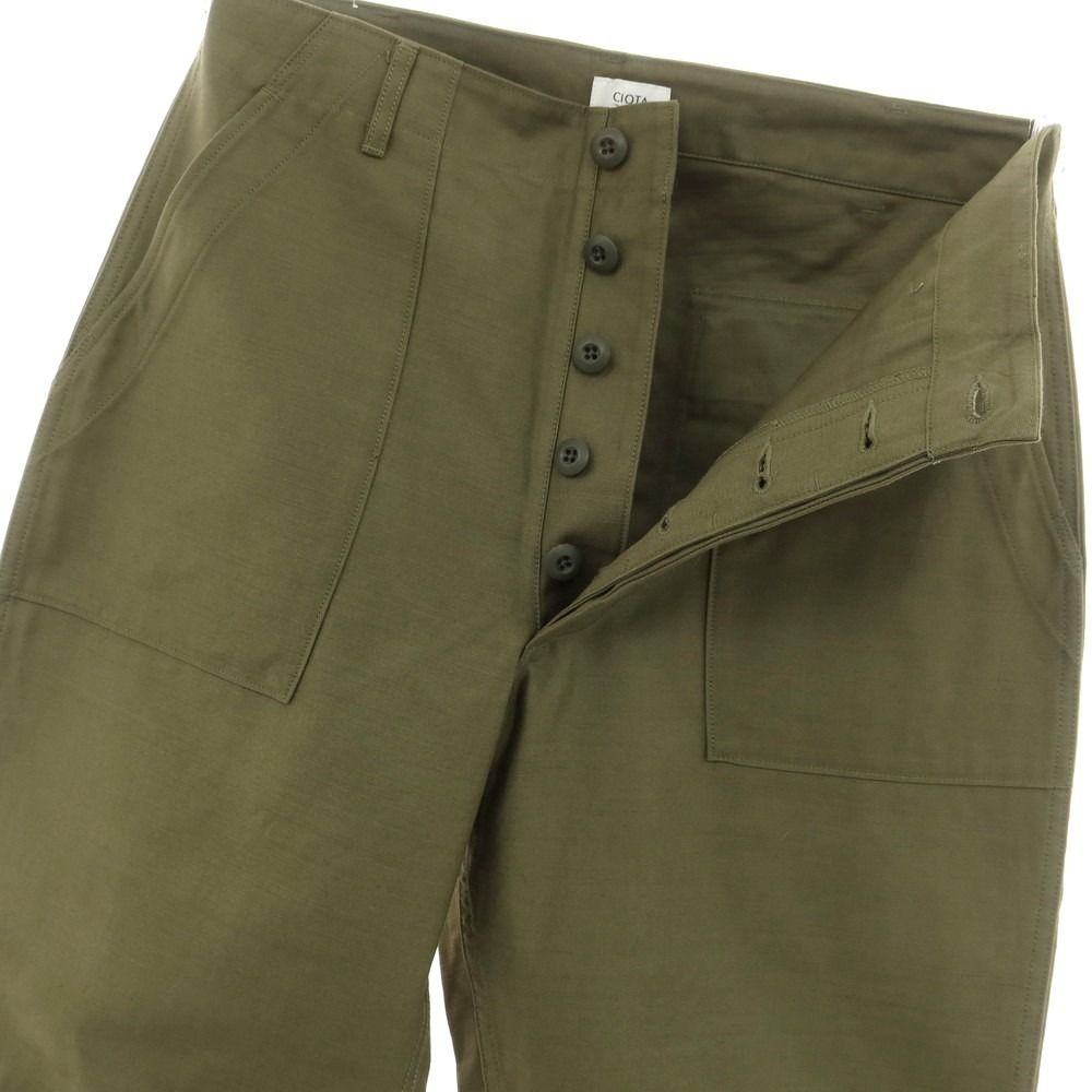 CIOTA カーゴパンツ オリーブグリーン CIOTA (シオタ) スビンコットン