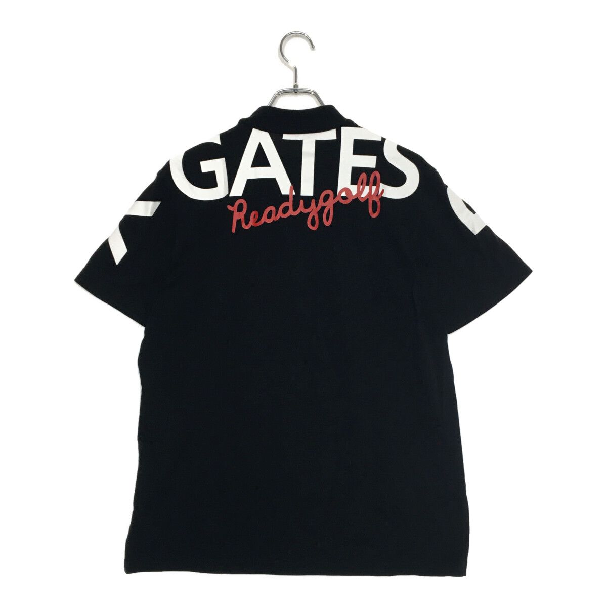 メンズ パーリーゲイツ PEARLY GATES 半袖シャツ 5 L 黒 ブラック モックネック