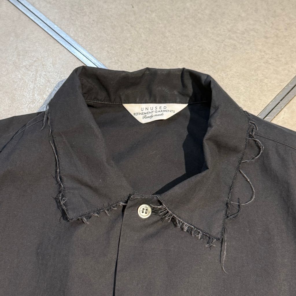 UNUSED アンユーズド 18SS Cut Off Shirt Jacket 長袖シャツ US1391