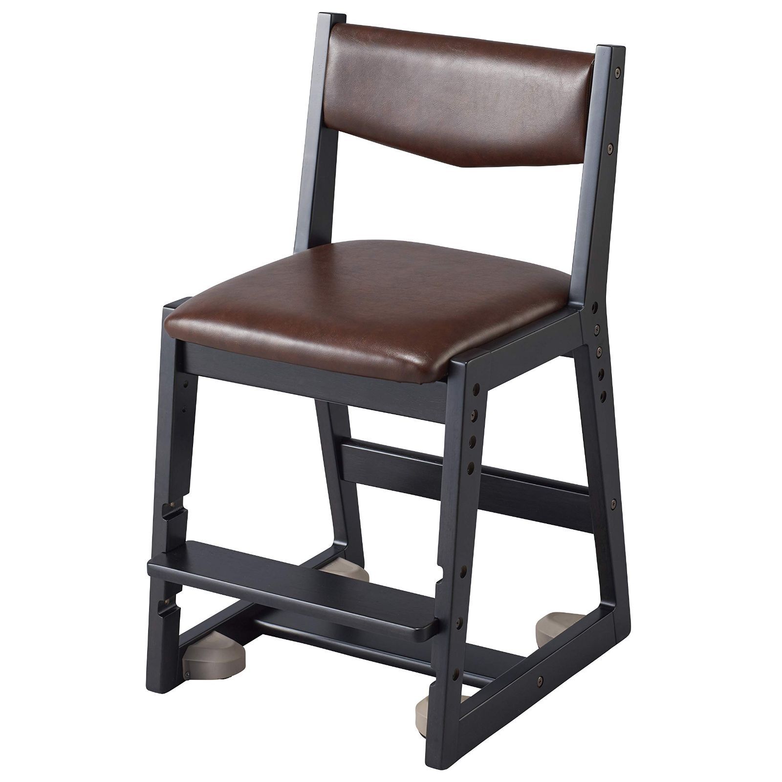 新着商品 学習椅子 KOIZUMI コイズミ学習机 BG|ダークブラウン サイズ W425×D456～490×H774mm SH435 465 495 525mm 外寸 ルトラチェア ブラックグレー色 SDC-738BGDW