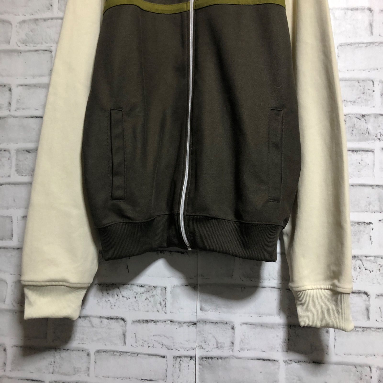 希少ブラウン×ベージュ⭐️Fred Perry トラックジャケット/ジャージ L 