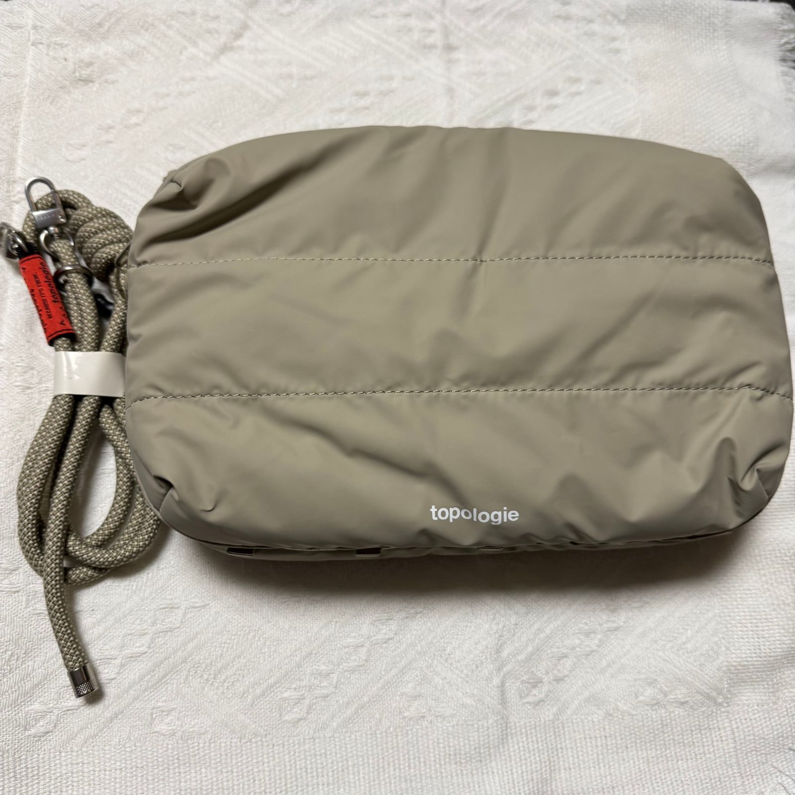 2点セット】 トポロジー topologie Bottle Sacoche Large Taupe 