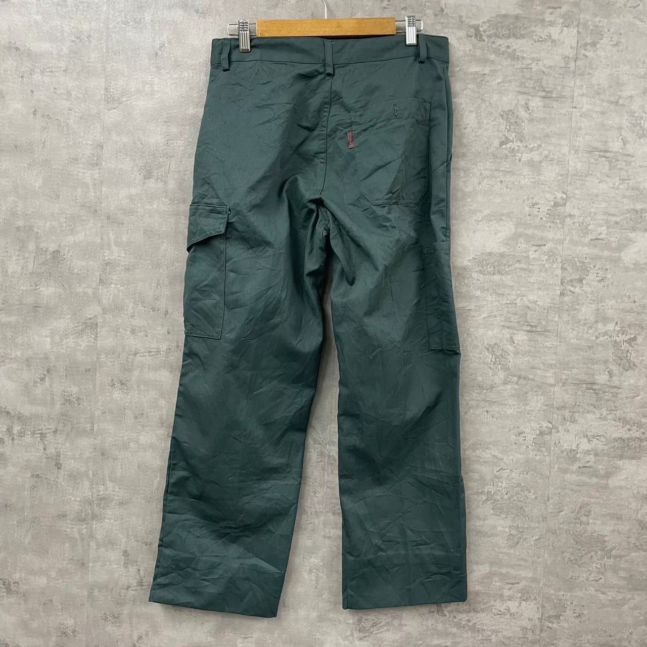 CIOTA オリーブグリーン ワークパンツ ボタンフライ5 CIOTA シオタ ベイカーパンツ ムラ糸バックサテン Baker Pants