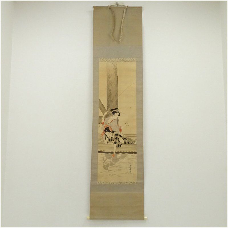 掛軸 茶掛 大徳寺 如意庵 立花大亀【千年翠】 松葉の図 紫野