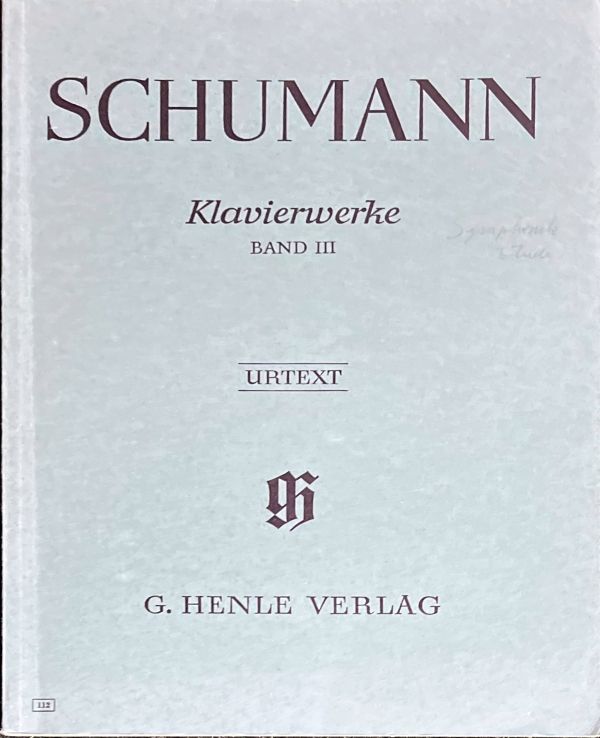 シューマン ピアノ作品全集 第3巻 (ピアノソロ)輸入楽譜 Schumann