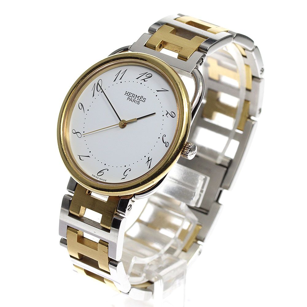 エルメス HERMES アルソー クォーツ メンズ_801929 - メルカリ