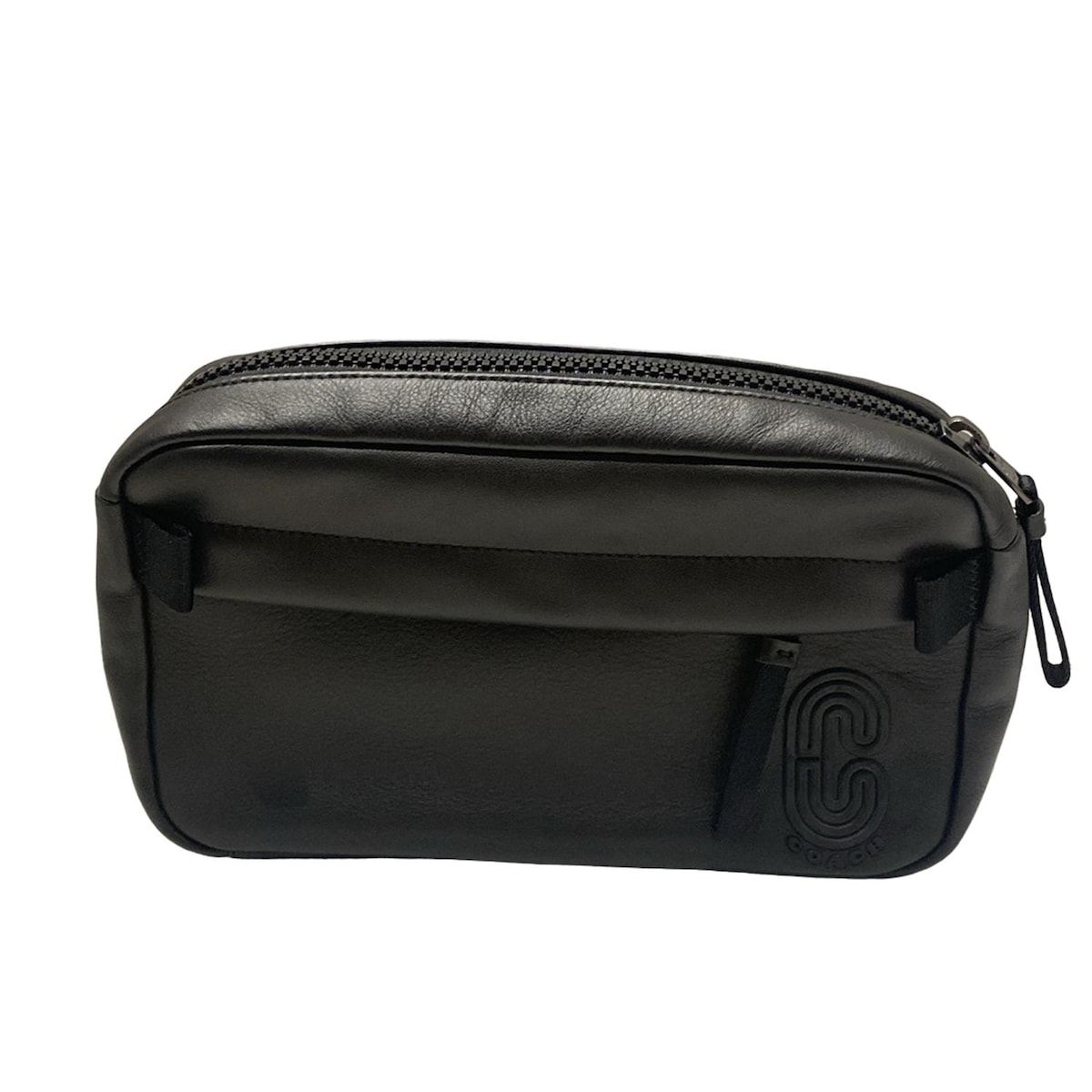 COACH コーチ ウエストポーチ - 89917 黒 レザー