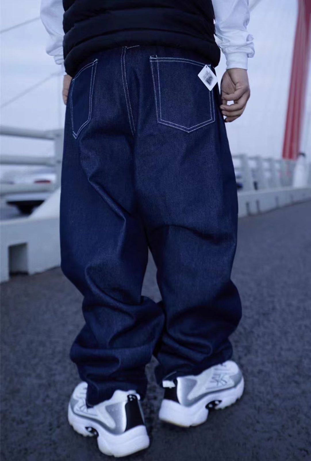 90s LA.GATE 極太バギーデニム B系bboy 当時物　オーバーサイズ 楽天市場】LA GATE 【CLASSIC JEANS】 ロングパンツ デニム