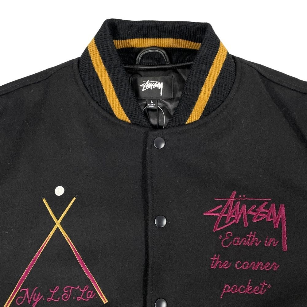 しゅんきちスタジャン 8ボール STUSSY ステューシー NYLTLA 40TH ANN JACKET エイトボール