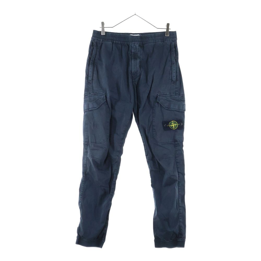 STONE ISLAND ストーンアイランド RE-T Logo Patch Cargo Pants ロゴワッペン ウォッシュド加工カーゴパンツ ネイビー 721531409