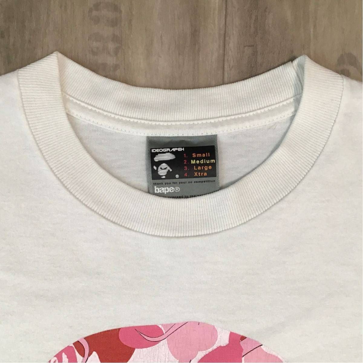 ☆激レア☆ KAWS × BAPE bendy ABC camo pink Big head Tシャツ M 