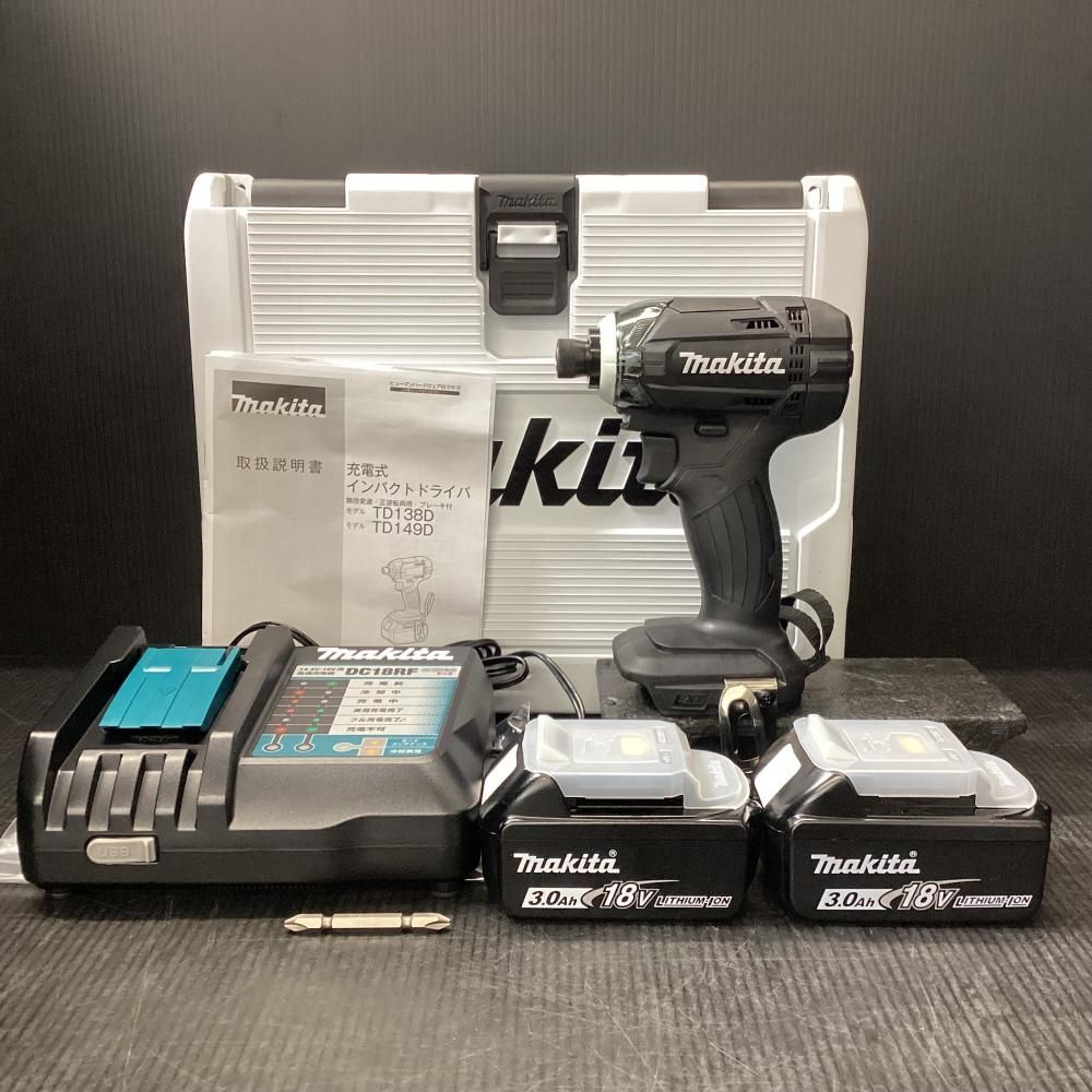 ♥品 makita|マキタ TD149DRFXB 18V充電式インパクトドライバ 203