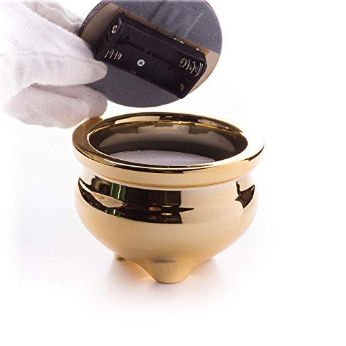 サンブライトロン LED電子線香 サンやすらぎ 3寸茶 SNO-04SB-3