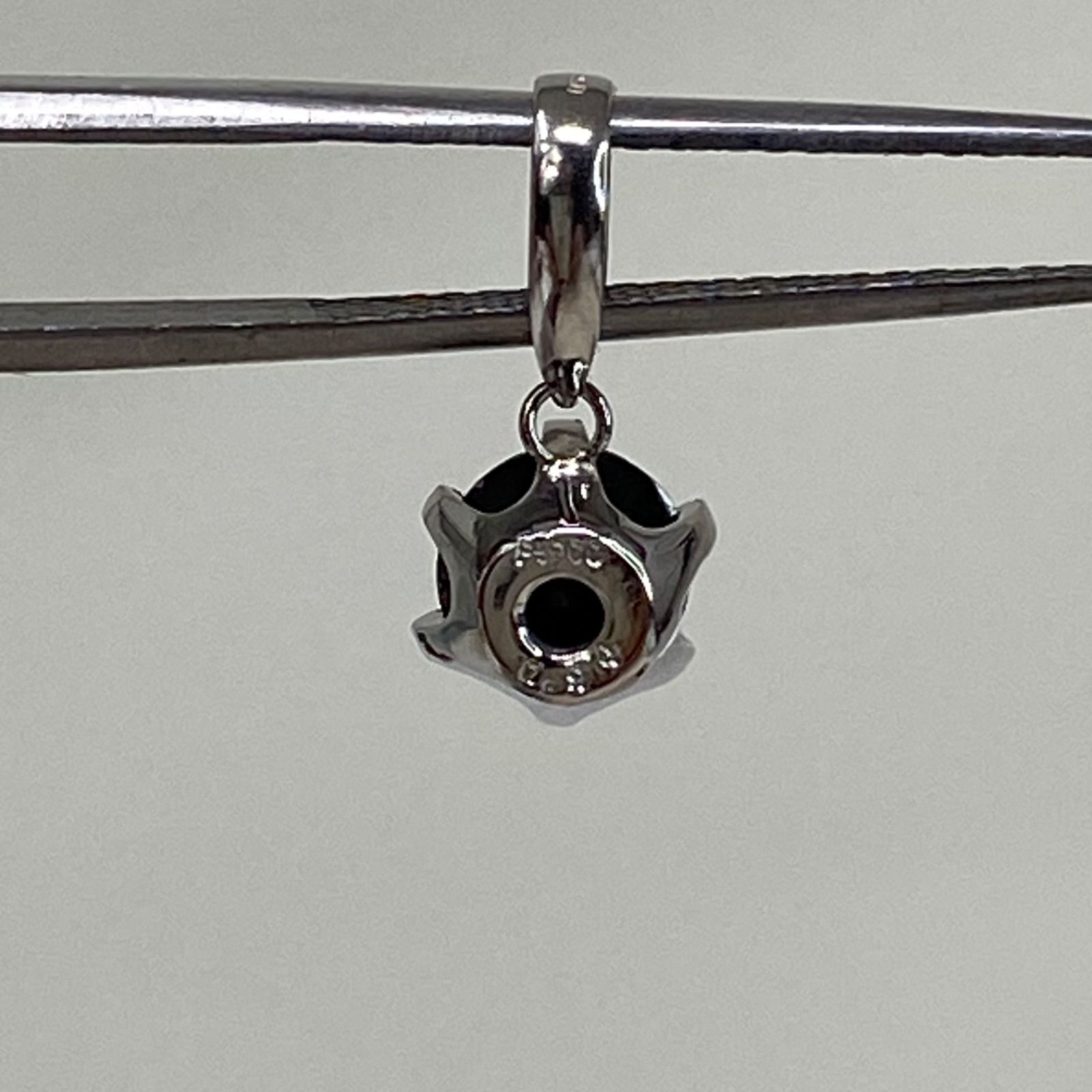 pt900 プラチナペンダント ブラックダイヤモンド 0.9ct - メルカリ