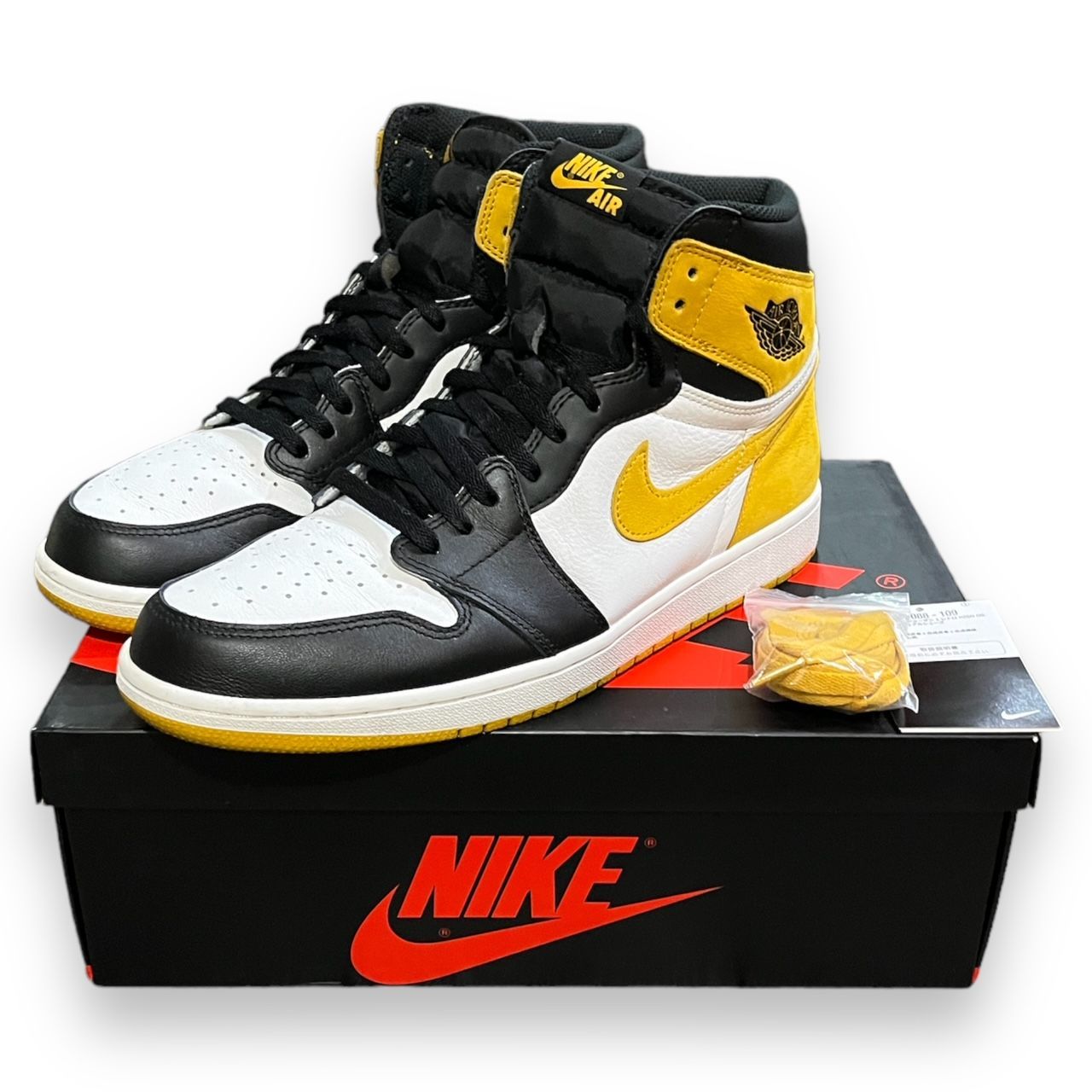 国内正規 NIKE AIR JORDAN 1 RETRO HIGH OG 555088-109 YELLOW OCHRE 