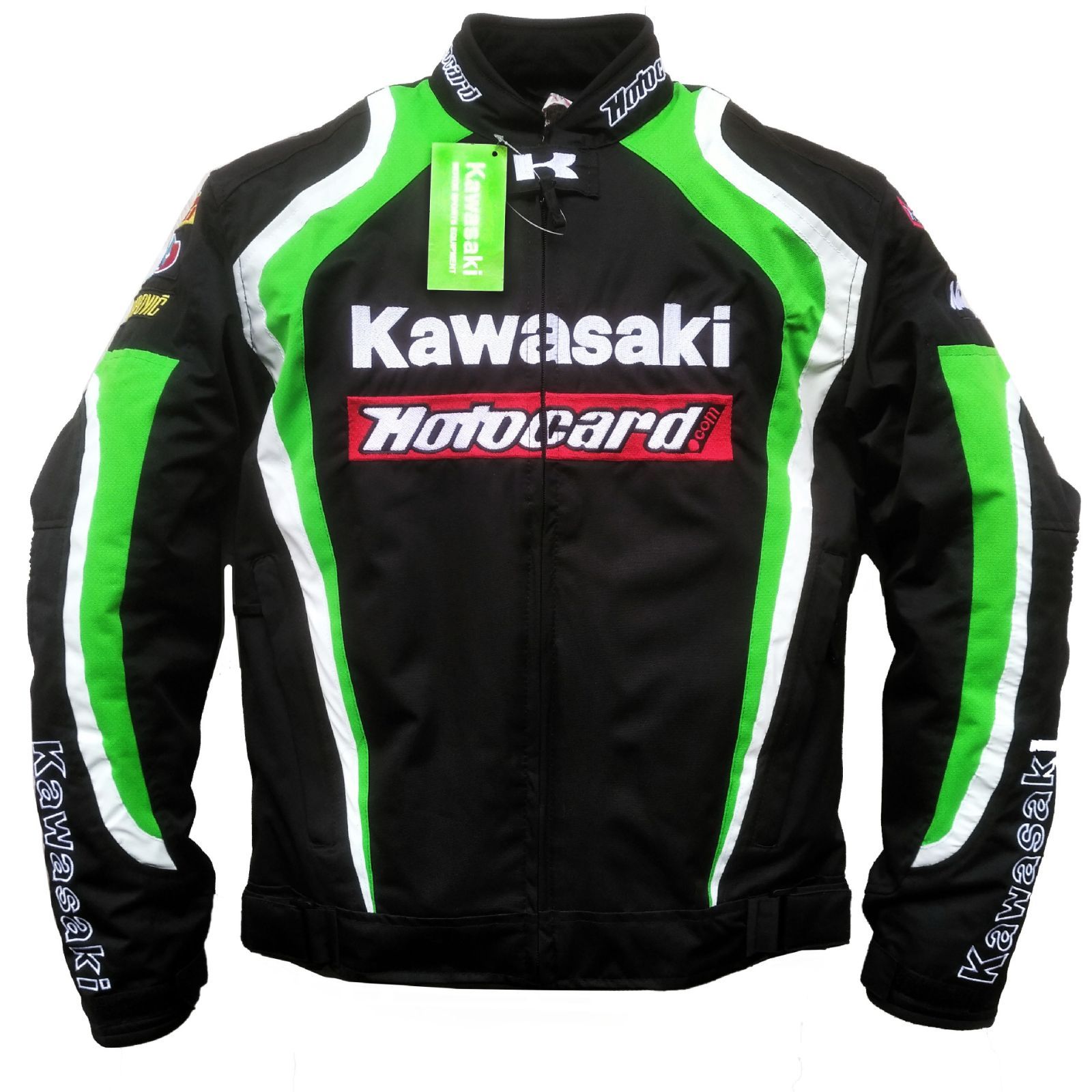 kawasaki バイクジャケット 秋冬用 メンズ 中綿 インナー付き バイク