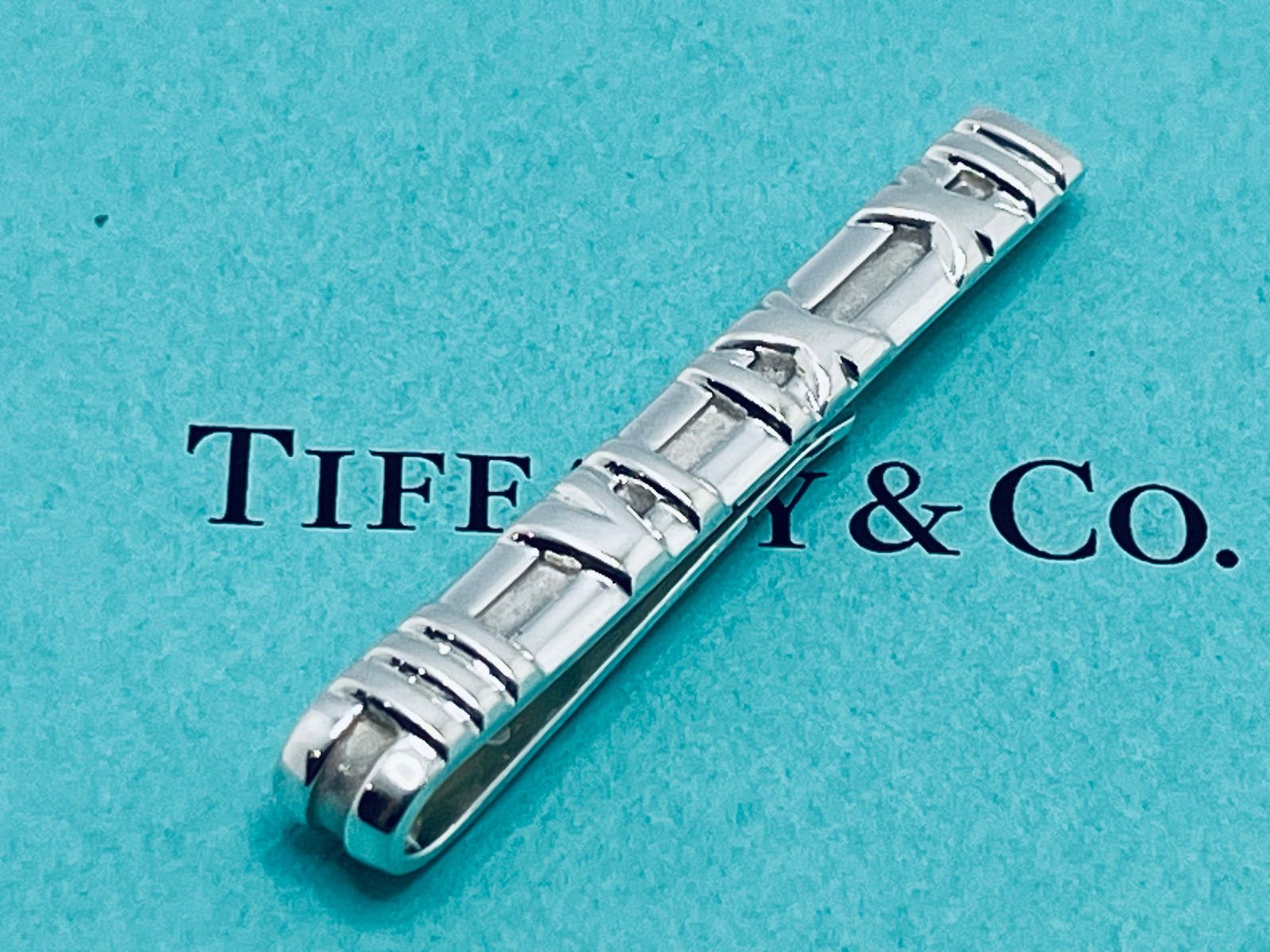 a076 Tiffany&Co. ティファニー ATLAS アトラス 1995 ネクタイピン