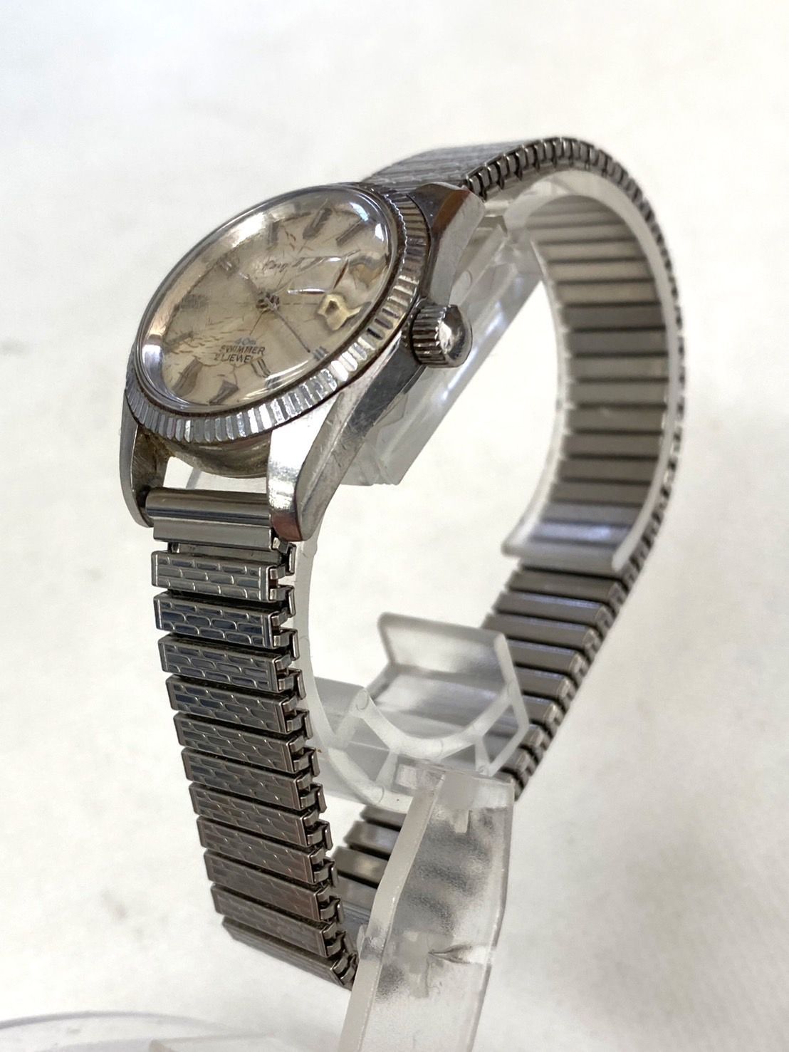 Orient Swimmer 手巻き時計 シルバー ORIENT オリエント SWIMMER レディース 腕時計 デイト 手巻き シルバー