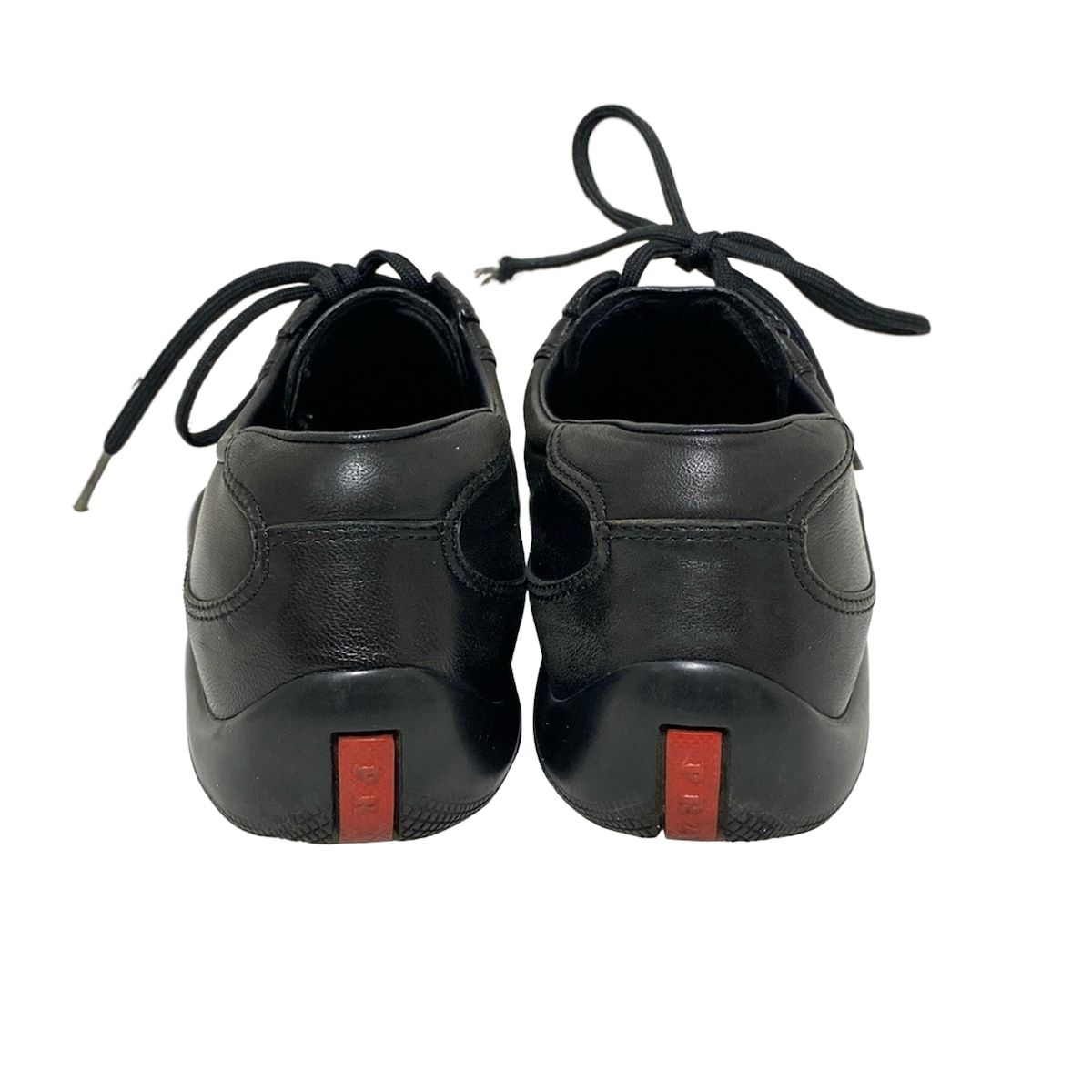 PRADA SPORTS レディース37サイズ 黒 PRADA SPORT(プラダスポーツ) スニーカー 37 レディース - 黒