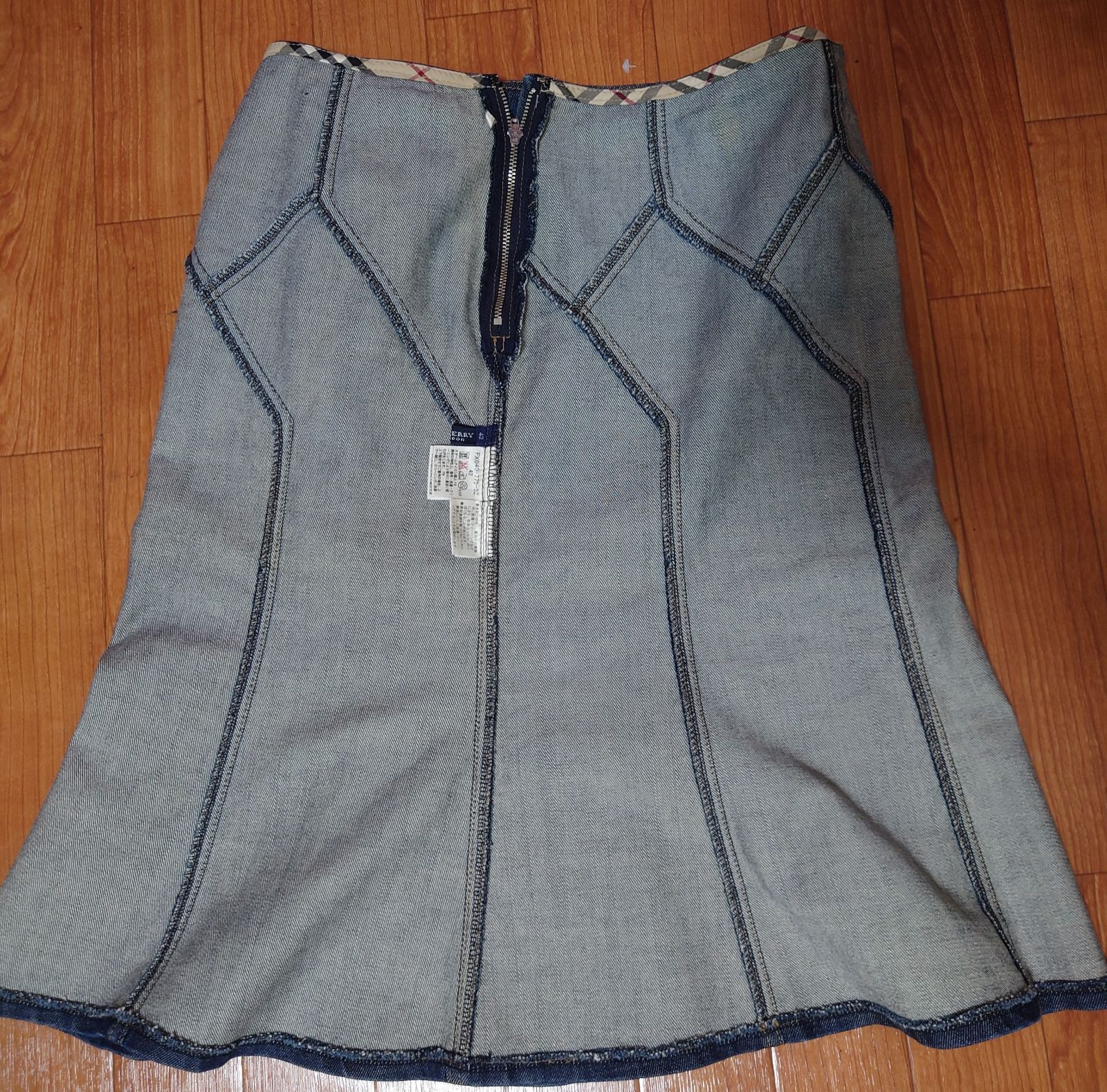 BURBERRY London デニムスカート 42号 【Lサイズ】 - メルカリ