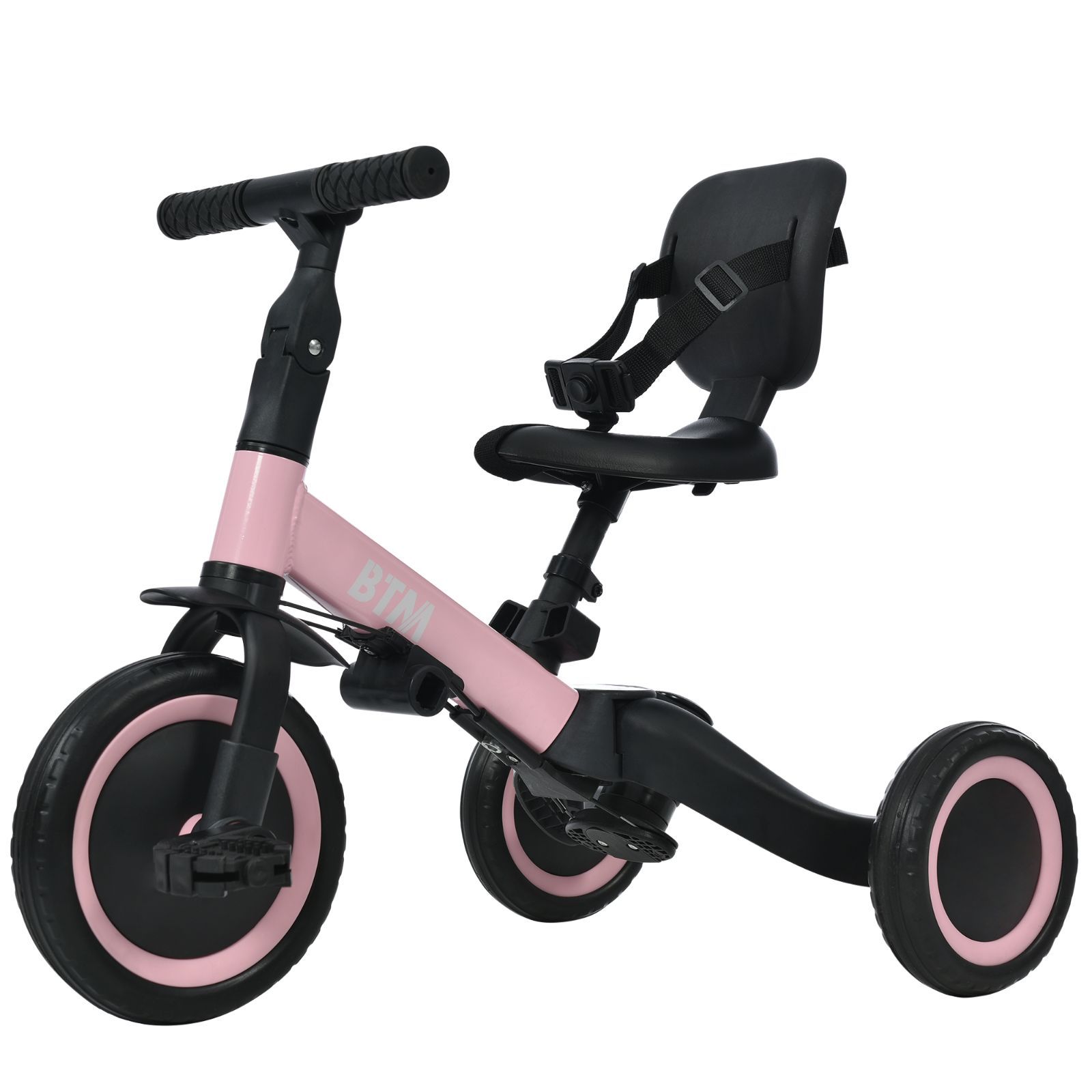 三輪車｜4WAY機能｜ベビーカー変換 ｜1-5歳向け｜組み立て簡単｜MS199289KAA