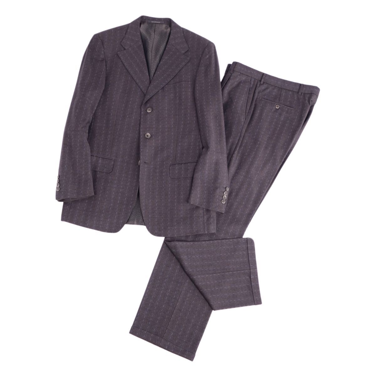 極美品/カノニコ】ザスーツカンパニー ビジネス セットアップ チェック