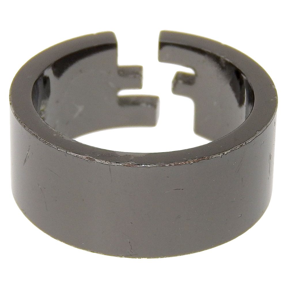 超美品 フェンディ FENDI 現行販売商品 ルテニウムカラー リング・指輪