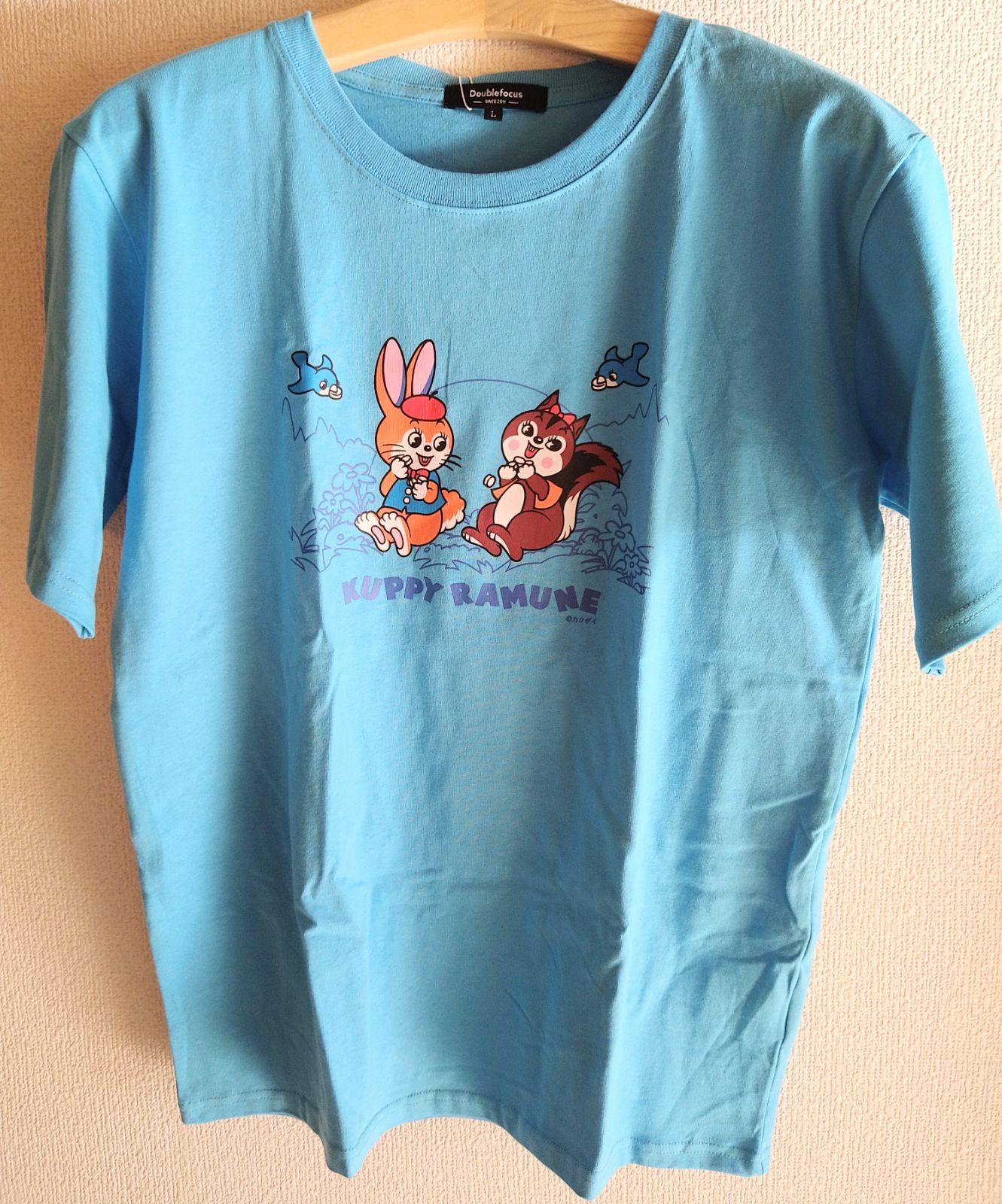 新品】クッピーラムネ Ｔシャツ ブルー Ｌ - メルカリ