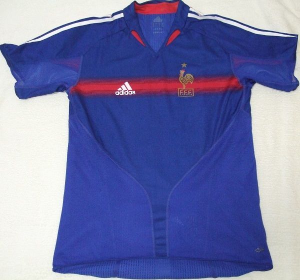 adidas - 【中古 美品】フランス代表 ユニフォーム 2004-2005モデル ホーム用 adidas - 【中古 美品】フランス代表 ユニフォーム 2004-2005
