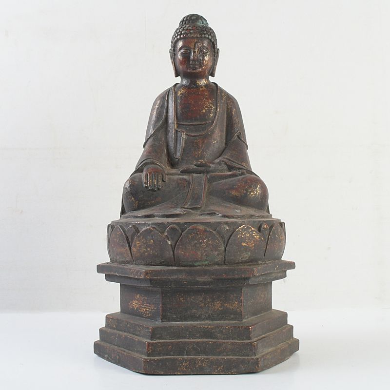 美術品・アンティーク・コレクション 仏教美術 中国 乾隆年製 古銅鍍金