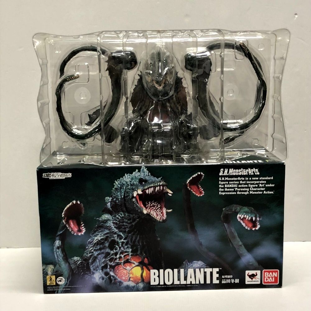 30. 開封 現状品 S.H.MonsterArts ビオランテ ゴジラvsビオランテ 説明書 併売品