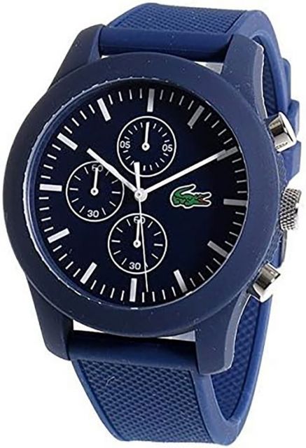 LACOSTE ラコステ メンズ腕時計 2010824 クオーツ ネイビーダイヤル ラバーベルト ラッピング無料 手書きのメッセージ  WEB保証書登録で保証期間が1年延長
