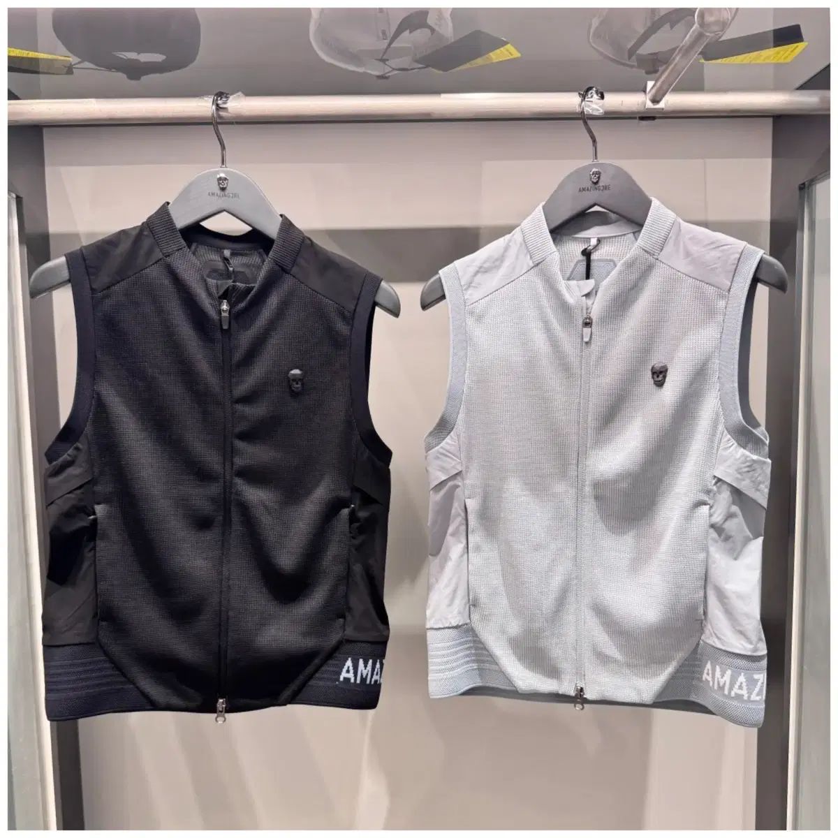 新品アメージングクリー AMAZゴルフレディースジャケット·パンツ　2点セット AMAZINGCRE(アメージングクリー) レディース ゴルフウェアー セット