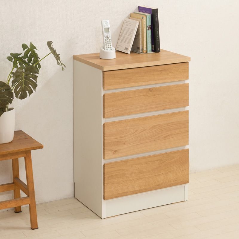 gym ジムシリーズ カウンター下収納 幅50ｃｍ スリムチェスト タンス 引出し 引き出し ナチュラル ホワイト リビングチェスト 北欧 カリフォルニアインテリア おしゃれ 木製 箪笥 タンス 薄型