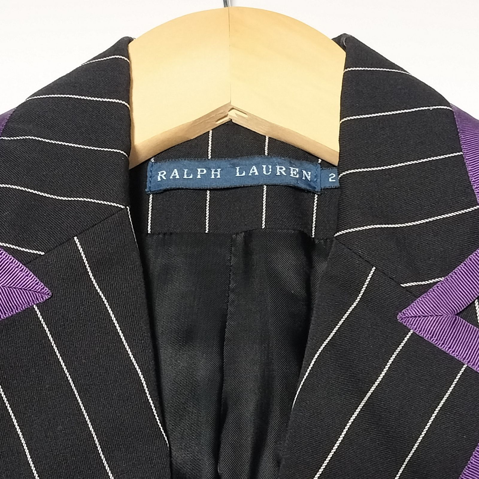 POLO RALPH LAUREN テーラードジャケット Sサイズ ワッペン 中古・古着通販】POLO RALPH LAUREN (ポロ・ラルフローレン