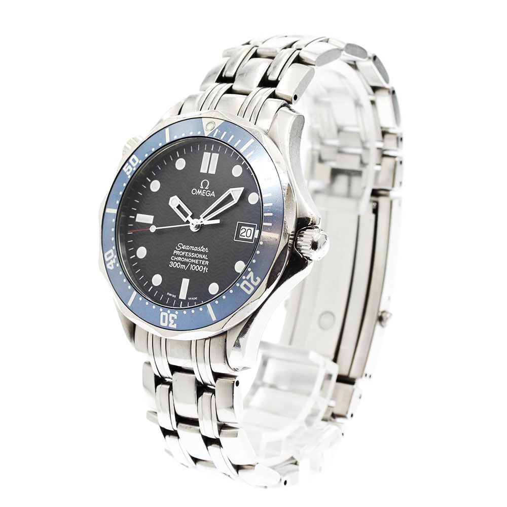 オメガ OMEGA 2531.80 シーマスター300 デイト 自動巻き メンズ保証書