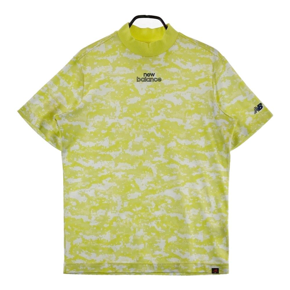 サイズ 5 NEW BALANCE ニューバランス モデル 半袖Tシャツ カモフラ 総柄 イエロー系 240101202517 ゴルフウェア メンズ ストスト