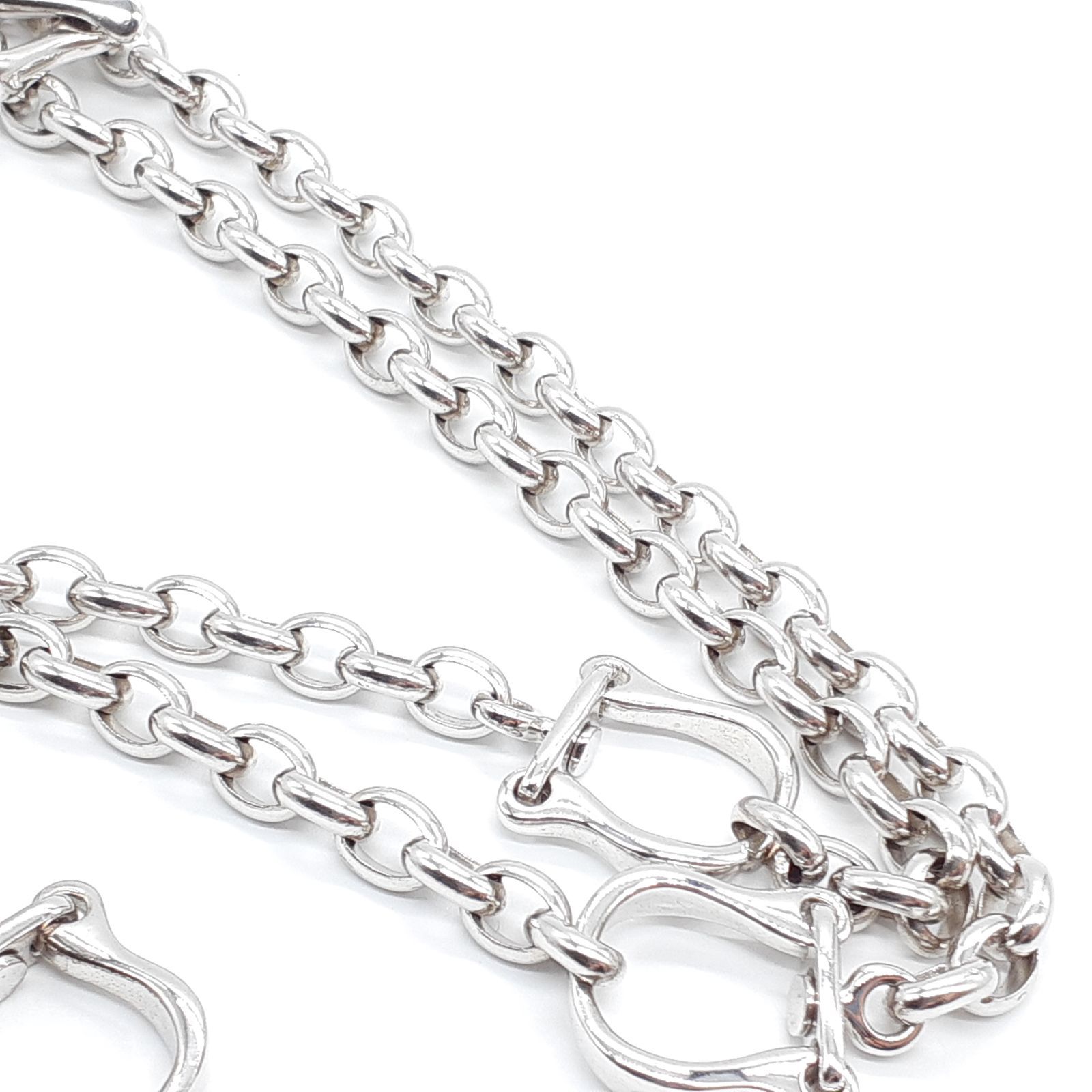 Brooks Brothers ホースシューロングネックレスsilver925 Brooks Brothers ホースシューロングネックレスsilver925