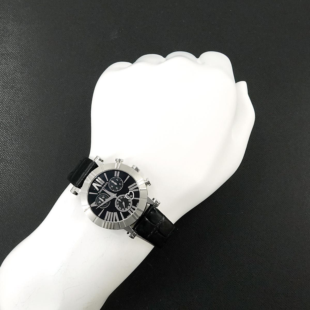 ティファニー TIFFANY&Co. アトラス クロノグラフ ハートデイト Z1301