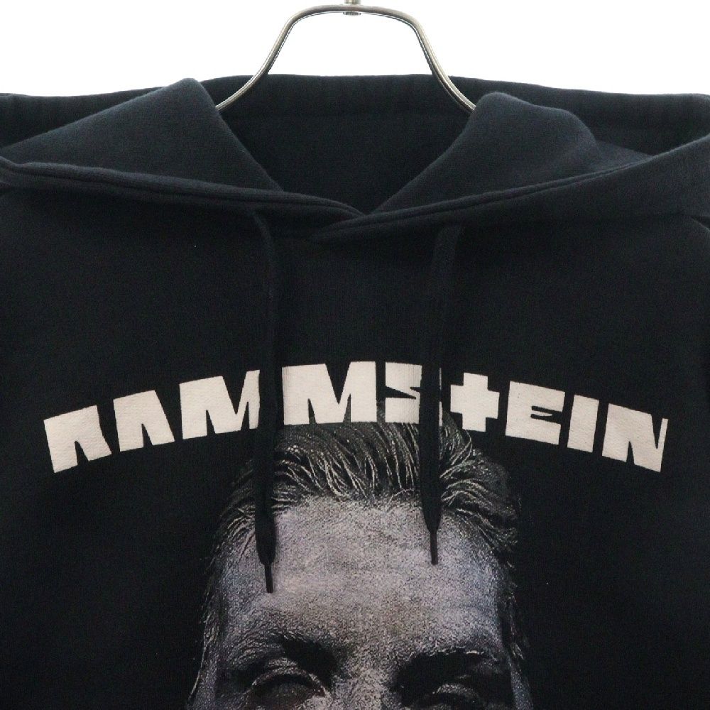 VETEMENTS (ヴェトモン) 17AW RAMMSTEIN Hoodie ラムシュタイン プリントプルオーバーパーカー フーディー ブラック  MAH18TR29