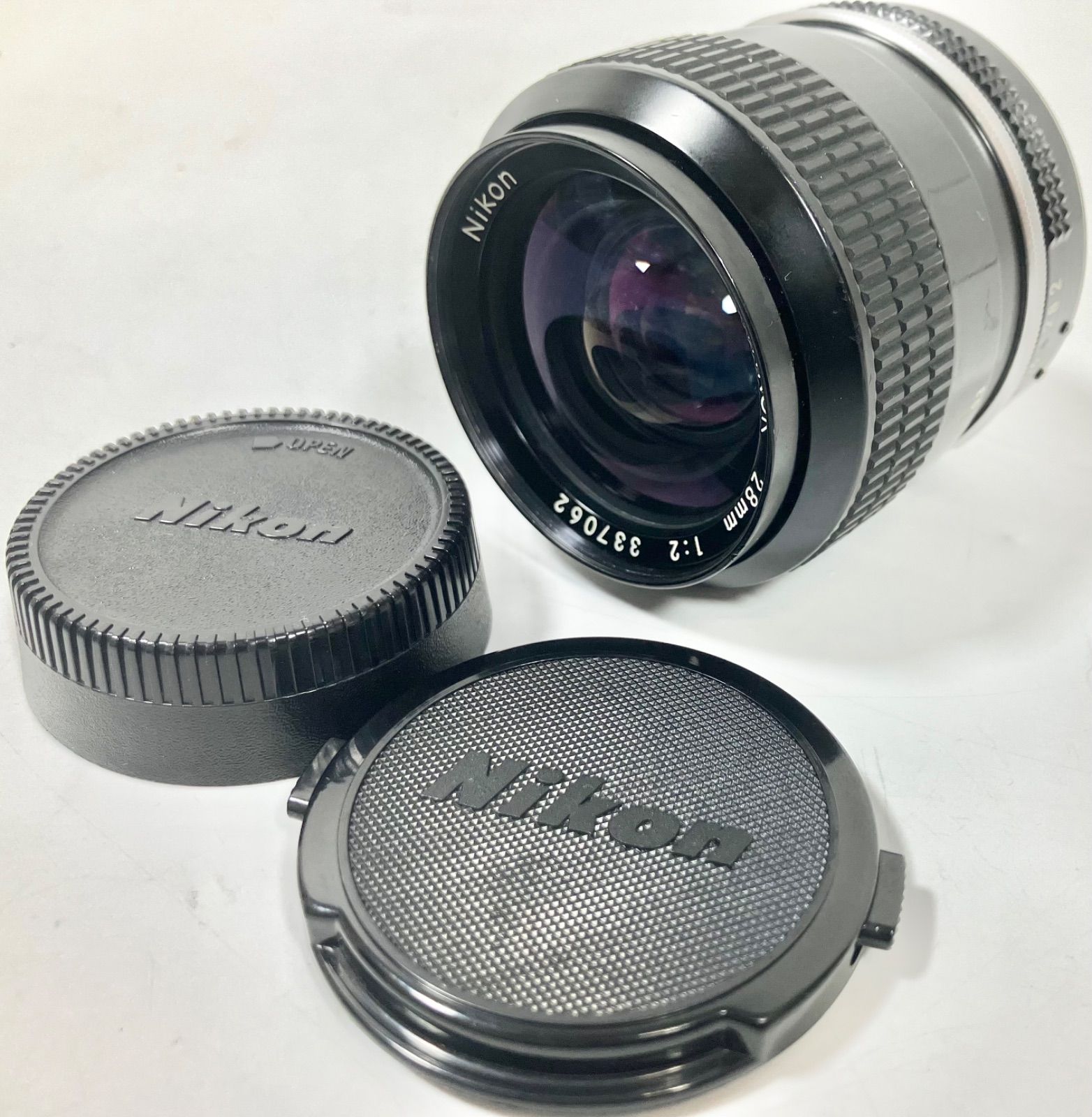 美品 Nikon Auto Nikkor-N 28mm f/2 Non Ai Non-Ai 28mm f2.0 Nikkor-N Auto & 28mm f3.5 Nikkor-H Auto