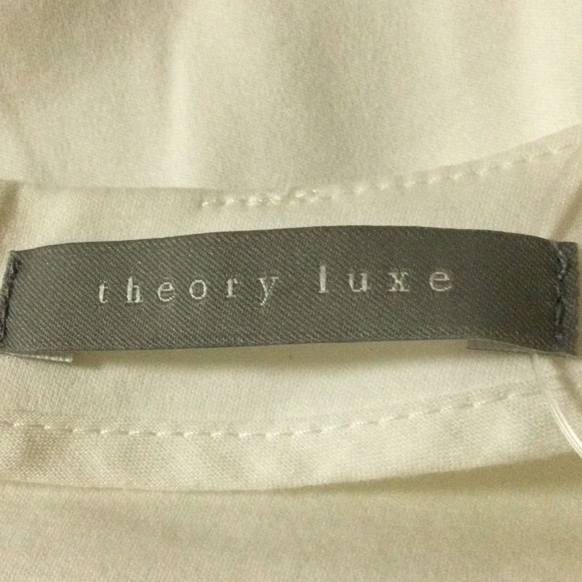 Theory luxe - theory luxe(セオリーリュクス) ノースリーブカットソー サイズ032 XS レディース美品  - 白 クルーネック Theory luxe - Theory LUXE ホワイト トップス セオリー 美品
