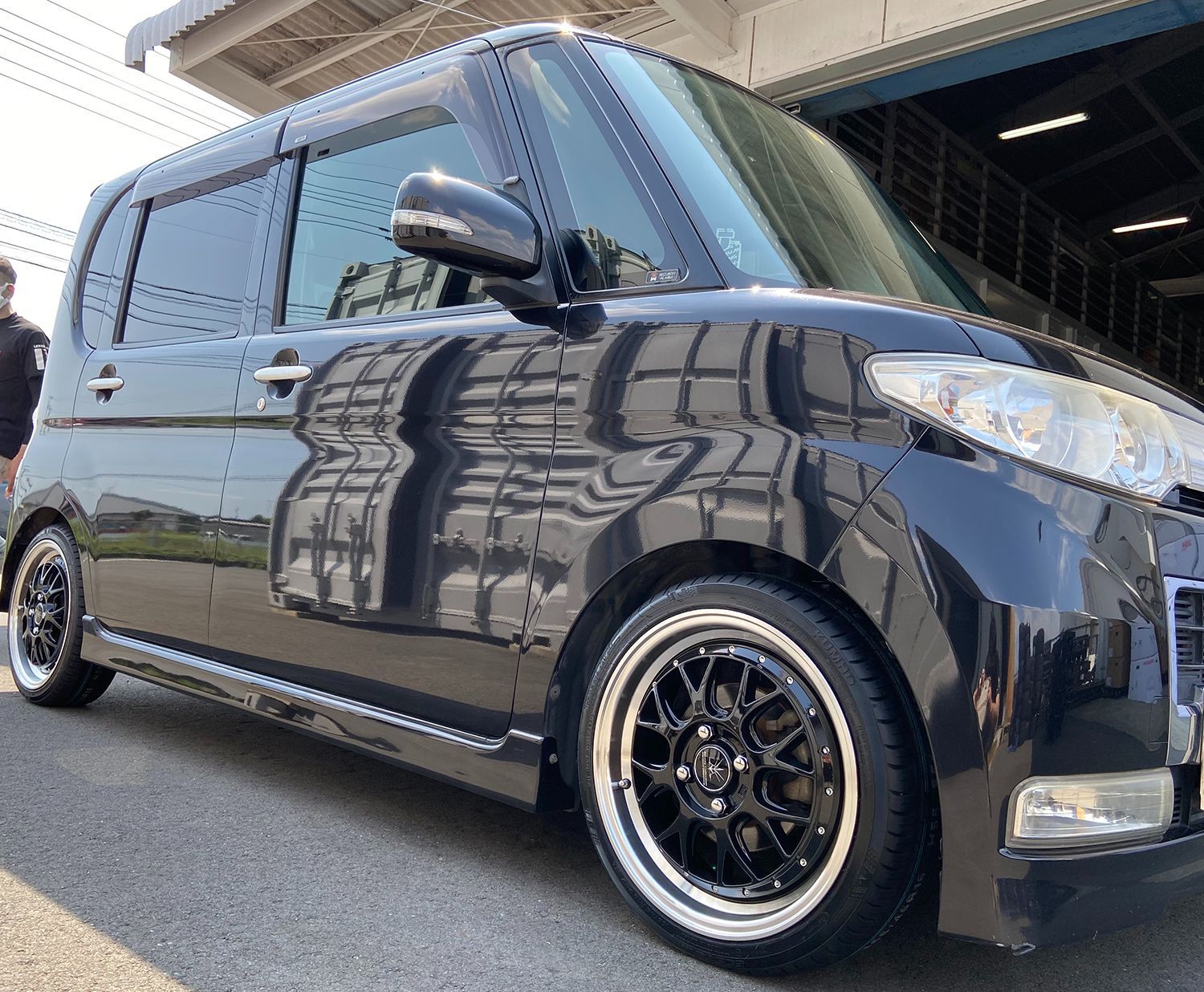 深リム 新品タイヤホイール4本セット NBOX タント ワゴンR