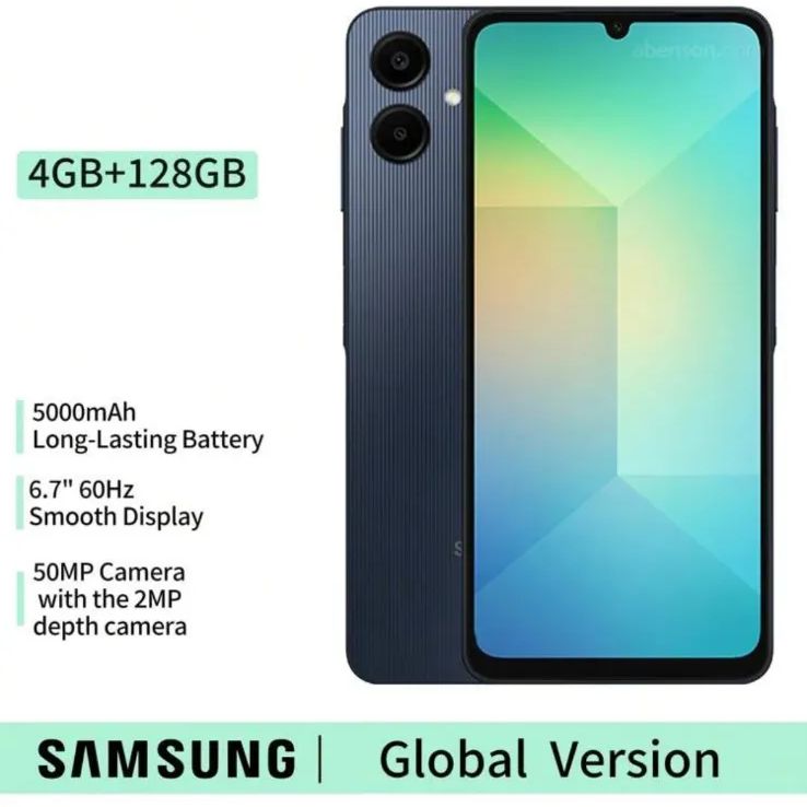 スマートフォン・携帯電話 Samsung Galaxy A06 4G スマートフォン (4GB