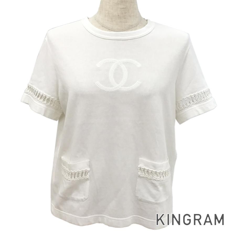 シャネル CHANEL ココマーク ロゴ フロント ポケット クルーネック
