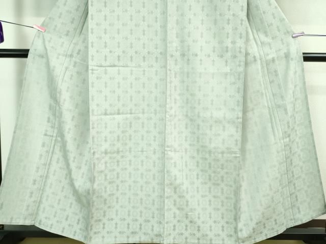 平和屋着物■極上　夏物　京都西陣・想屋謹製　色無地　刺繍　霞紋紗　白藍色　銀通し地　やまと誂製　逸品　未使用　DZAA7120kh5 平和屋着物□極上 夏物 京都西陣・想屋謹製 色無地 刺繍 霞紋紗 白藍色