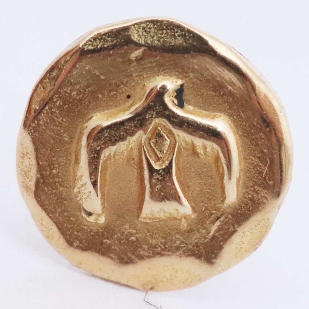 TARO WASHIMI 18金イーグルメタルピアス ゴールド