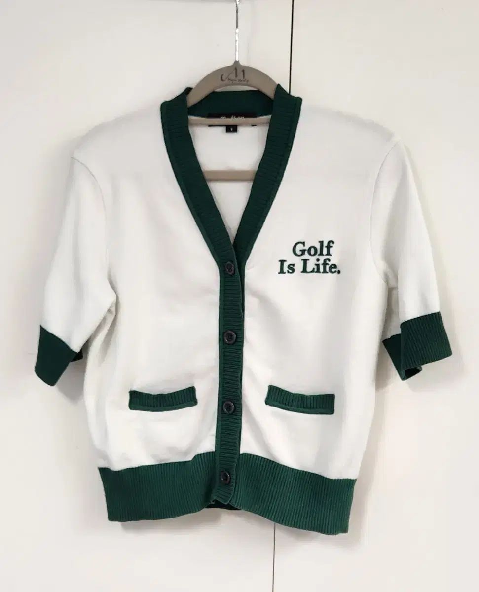 MALBON GOLF マルボンゴルフ 正規品 ゴルフショートスリーブ カーディガン S 23SS