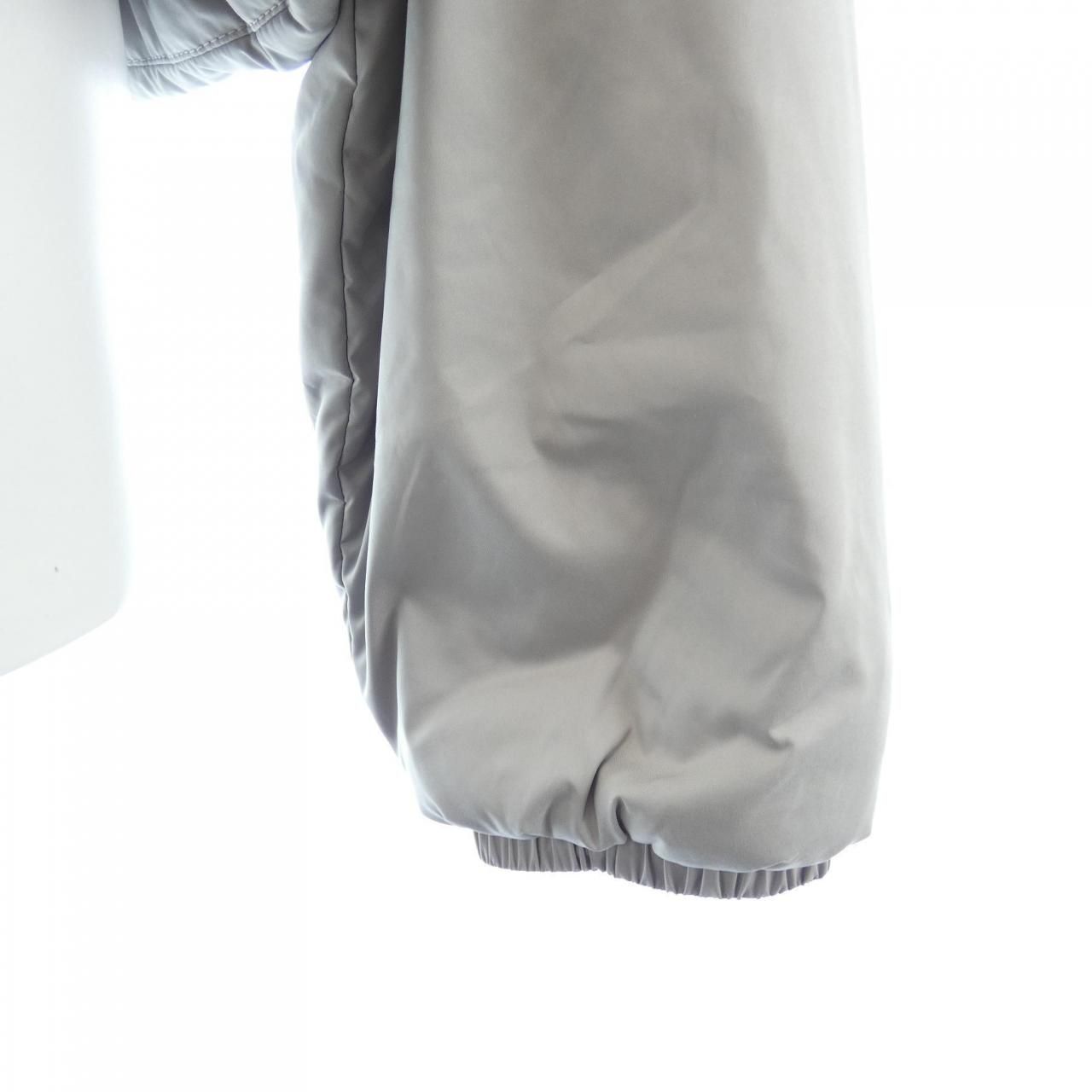 ピエールバルマン ラムレザー デザインジャケット グレーネイビー 本革