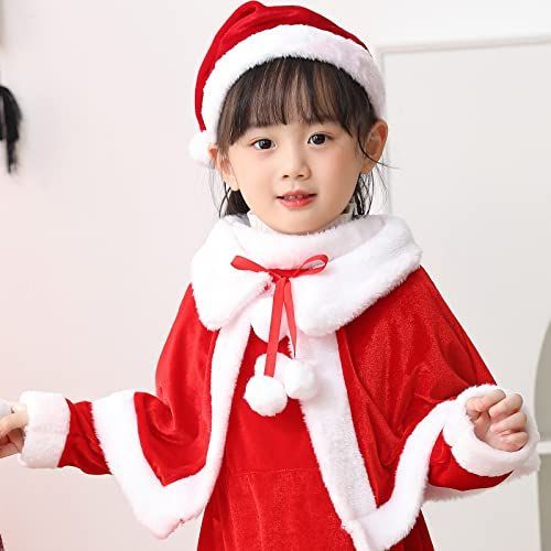 100 ニューキング クリスマス コスプレ サンタ服 子供 女の子 キッズ